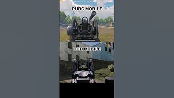 LMG COMPARISON || PUBG VS COD MOBILE || #codm #pubg #codmobile #bgmi