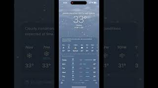 Flurries day no frost iOS 17