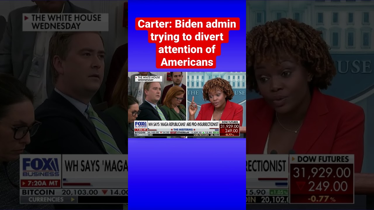 Fox News’ Peter Doocy, Jean-Pierre clash over Biden’s insults targeting Republicans #shorts