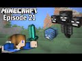 Let&#39;s Play Minecraft- FIRST WITHER FIGHT - EP 21