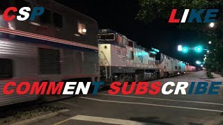 [AMTRAK]830 P40DC,814 P40DC & 516 P32-8WH Leads P052-06 NB Through Fay NC Pounding the Joints