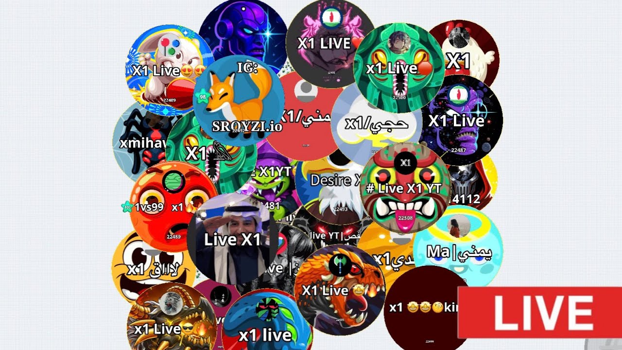 حياكم بث اقاريو  Live X1 YT AGARIO