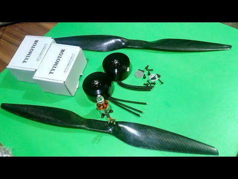 Electric Drone aircraft motor tasting
