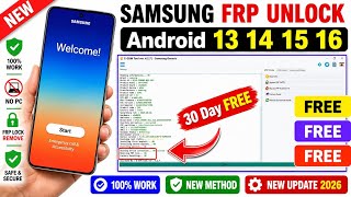 30 Day FREE FRP BYPASS ANDROID 15/ 16/17 | ALL SAMSUNG FRP UNLOCK FREE METHOD | ALL CPU 🔓 FREE TOOL  screenshot 4