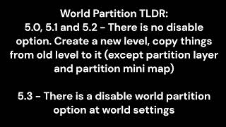 How to Disable World Partition in Unreal Engine 5 How to Disable World Partition in Unreal Engine 5
