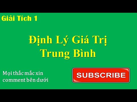 Video [TOÁN CAO CẤP/GIẢI TÍCH ] ĐỊNH LÝ LAGRANGE (ĐỊNH LÝ... - youtube