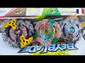 B-90 GALAXY ZEUS, GUARDIAN KERBEUS 3on3 Battle Booster Set | Beyblade Burst God - Unboxing