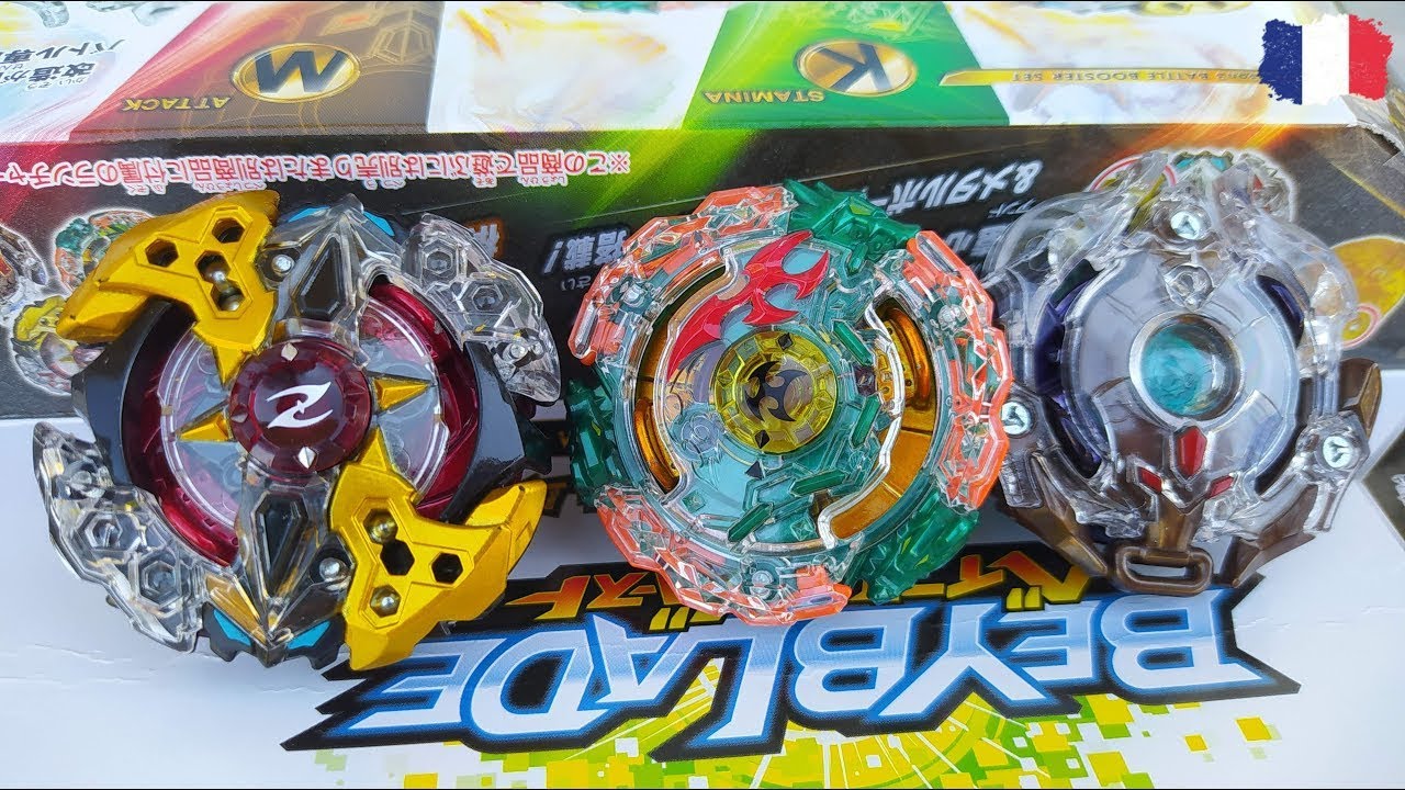 TAKARA TOMY Beyblade Burst B-90 3on3 Battle Booster Set - Conjunto Pião de Batalha - Magazine Cupommestre