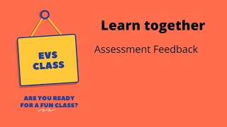 EVS- Assessment feedback - Chapter-8