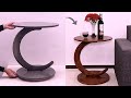 Amazing Creation - Technique Making Coffee Tables From Cement - Craft Ideas For Room Decoration