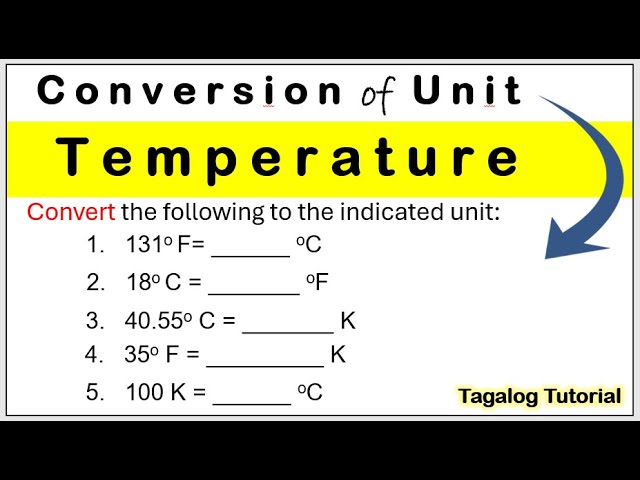 ⏩SOLVED:Temperature Use the formula for conversion between…