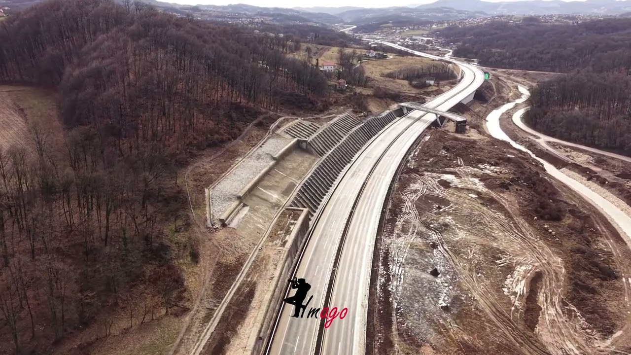 Dionica Putnikovo brdo - Medakovo iz zraka /02.2026.