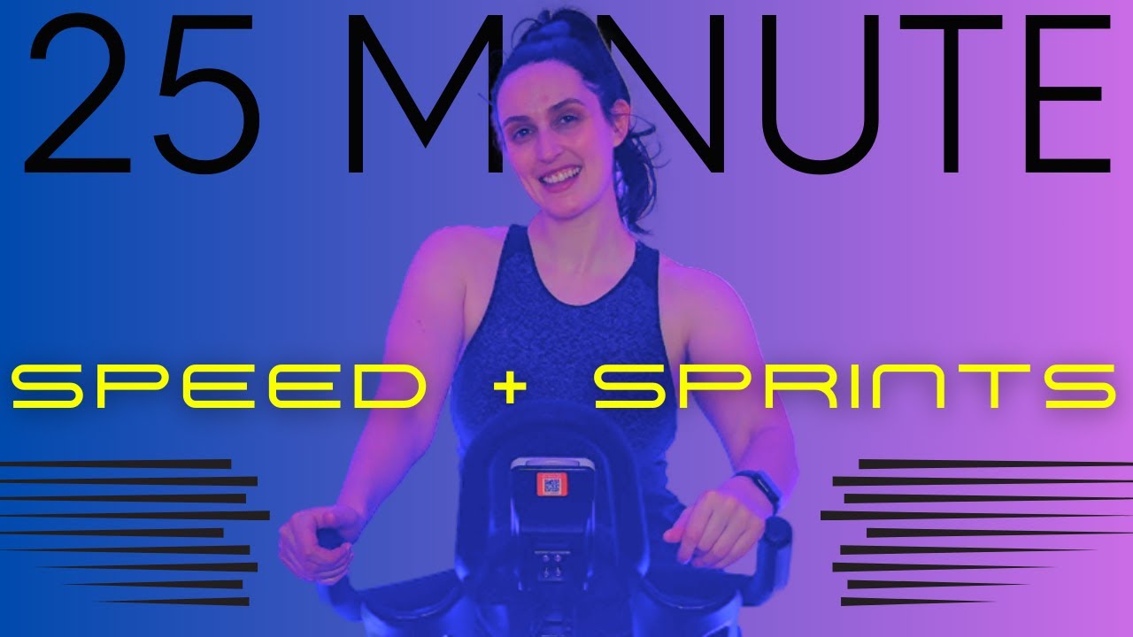 25 Minute Speed & Sprints Spin Class– Get Faster & Stronger!