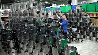 Process of making a commercial vacuum cleaner. Korea’s best vacuum cleaner mass production factory