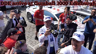 Gumball 3000 Edinburgh Arrivals - DDE arrive