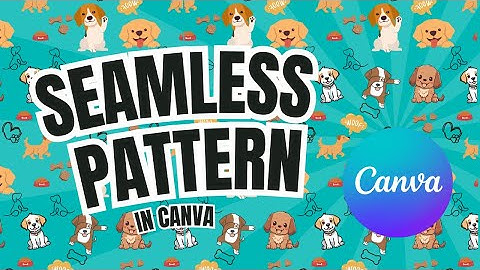 how to make a seamless pattern in Canva!