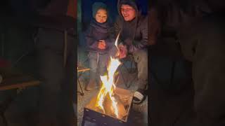 Bonfire at Jebel Jais Mountain