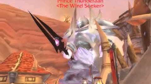 Kiting Prince Thunderaan to Orgrimmar