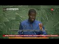 Discours marquant du Président Bassirou Diomaye Faye à l'80ème Assemblée Générale de l'ONU 🌍
