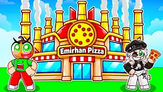 2 KİŞİ EN BÜYÜK PİZZA DÜKKANI AÇTIK! 🍕 | Roblox