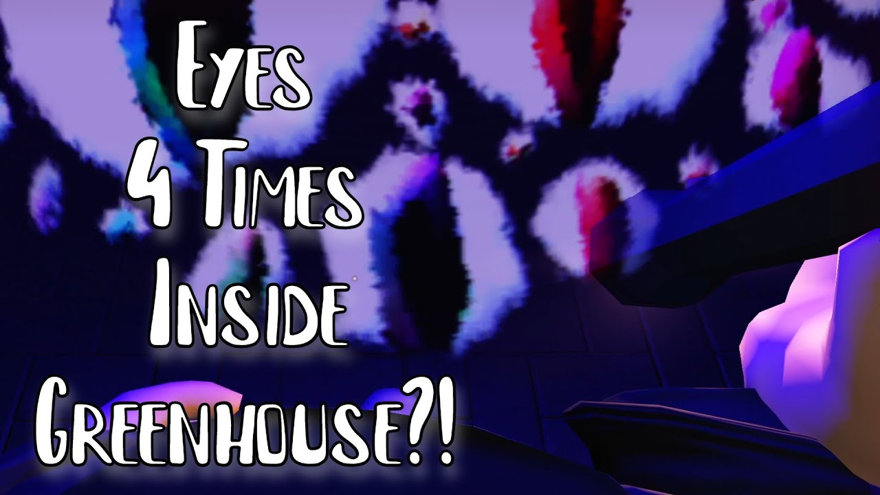 Eyes Appears 4 Times In A Row Inside Greenhouse?! Roblox Doors Hotel