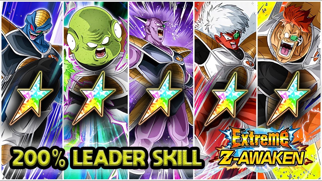 100 EZA F2P GINYU FORCE MEMBERS ON 200 CATEGORY TEAM Dragon Ball Z 