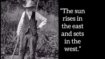 A farmer born in 1842 talking about life and change, in 1929.
