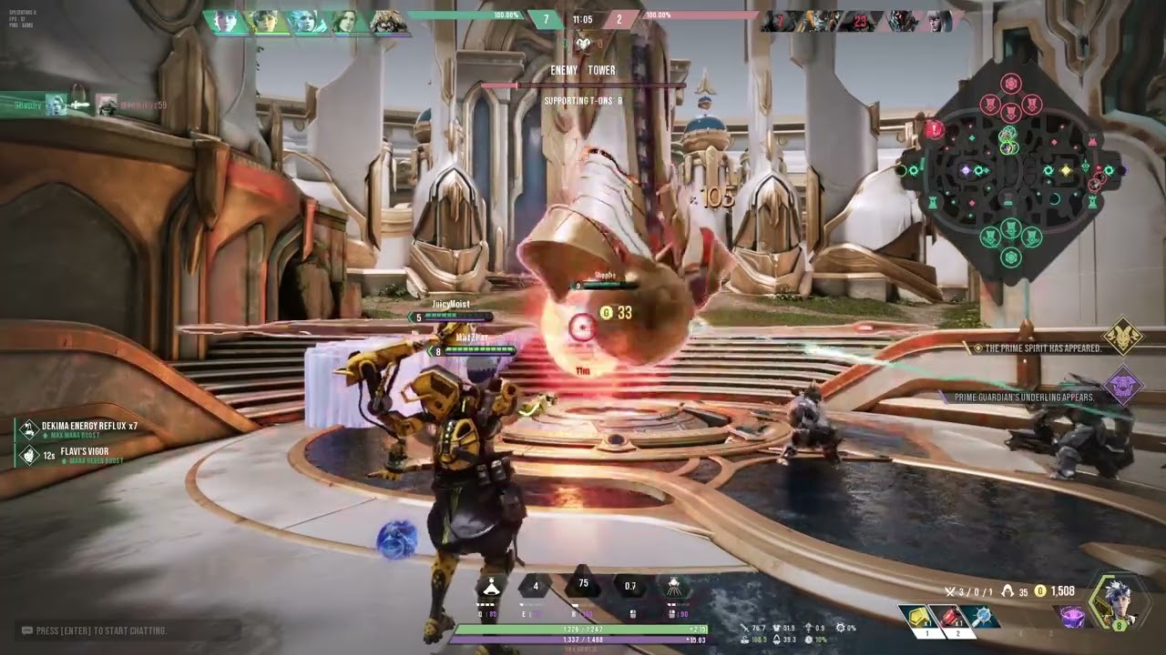 Gadget Supporting the Team with Damage - Paragon: The Overprime