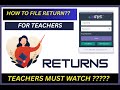 Income Tax Return Filing Guide 2025 for Teachers | PK Tax Expert