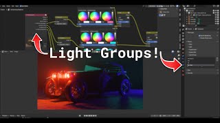 Blender 3.2 Light Groups Test