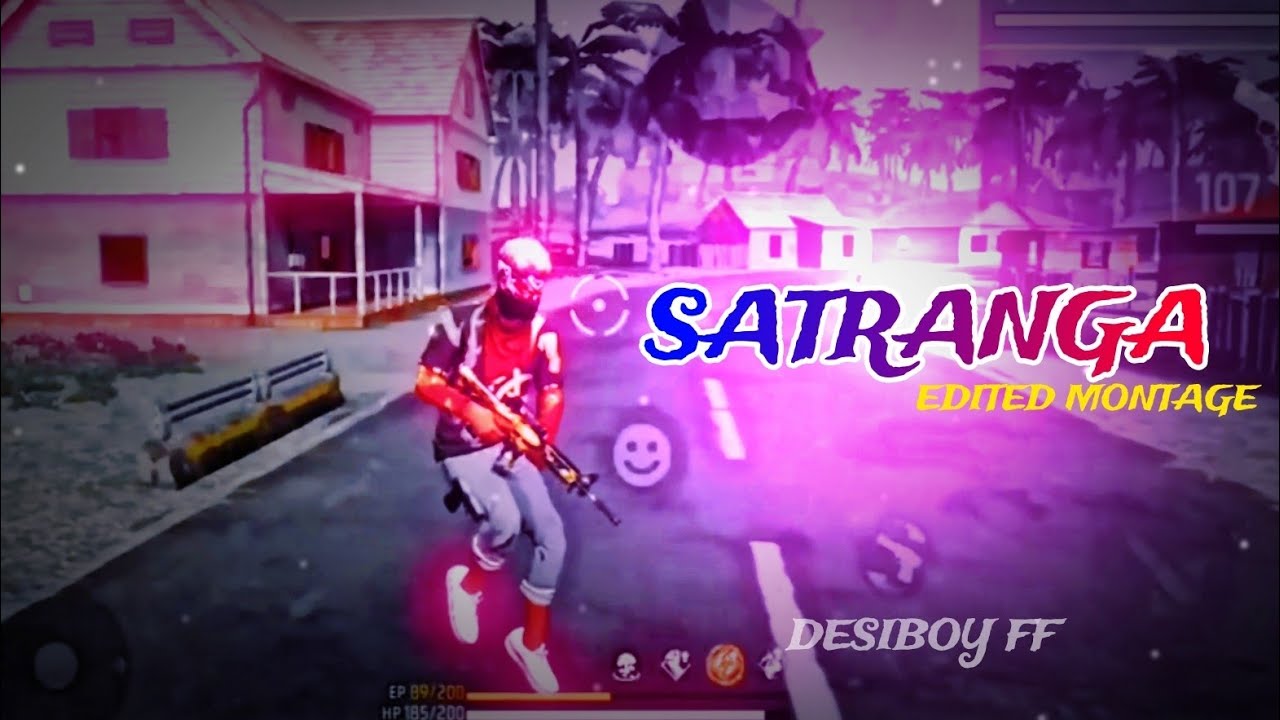 Satranga Free Fire Montage🥵| Animal | free fire song | free fire status | ff status