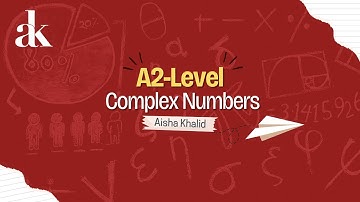 Complex Numbers Explained-Part 1  l A-Level l  l Math Madness By Aisha Khalid