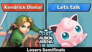 Albion Arena - Top 8 - Losers Semifinal - Kendrick Olimar (Young Link) Vs. Lets talk (Jigglypuff)