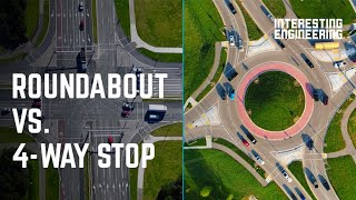 Roundabout vs. 4way stop, which one is superior?