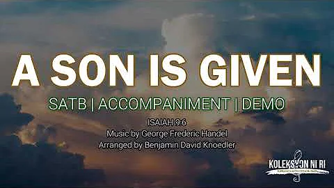 A Son is Given | SATB | Piano