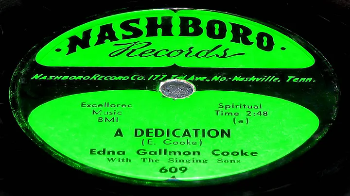A Dedication - Edna Gallmon Cooke (Nashboro Records)