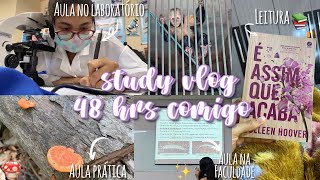 Study Vlog: 48 horas comigo | estudante de biologia, aula prática, estudos, motivação