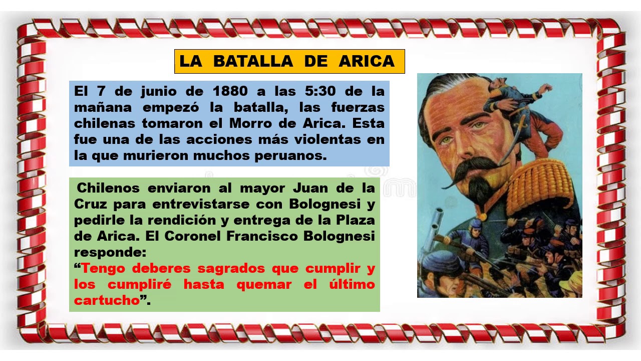 EL 7 DE JUNIO DÍA DE LA BANDERA Y BATALLA DE ARICA PARA PRIMARIA - YouTube