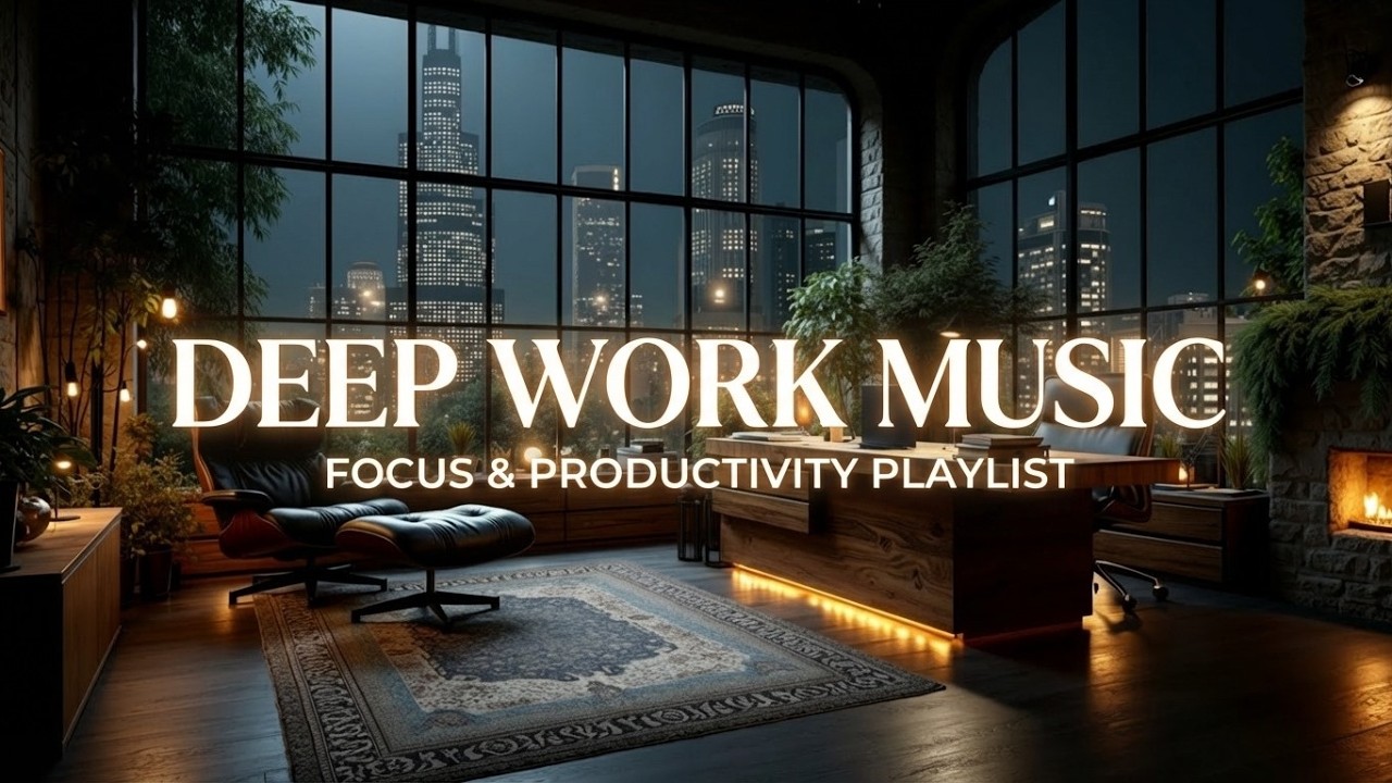 Deep Work Music | Focus Music for Productivity - Calm Music for Focus & Deep Concentration