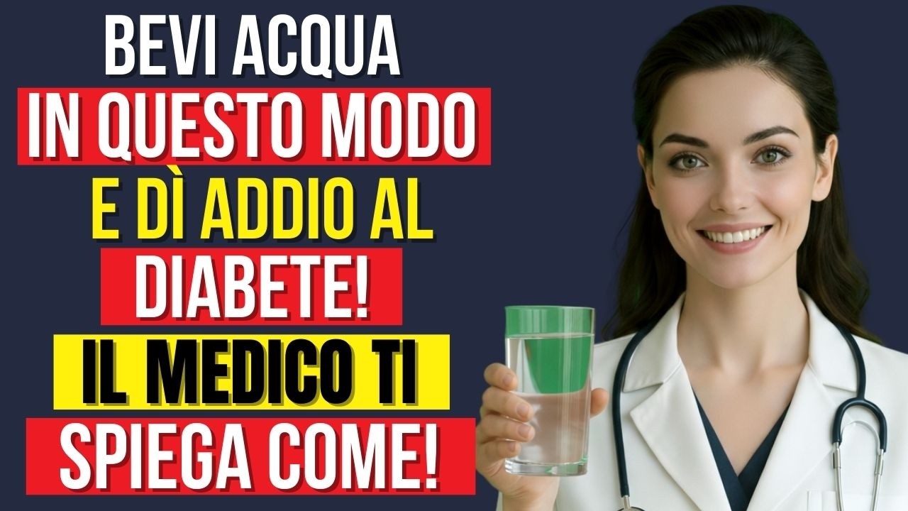 Bevi ACQUA così: il SEGRETO del Medico per sconfiggere il Diabete!