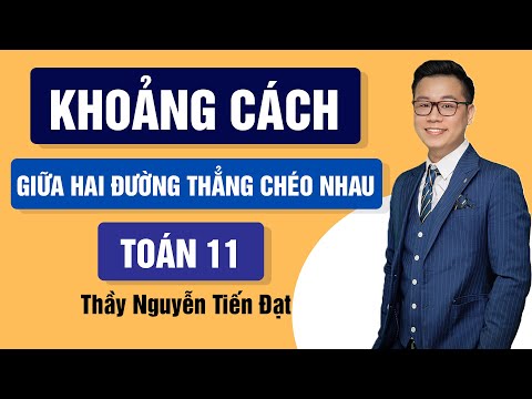 khoảng cách giữa hai đường thẳng song song