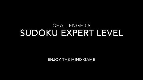 Sudoku Game | Expert Level Challenge 05 | Level Up your brain power | Enjoy the Mind Game