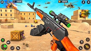 Counter Strike FPS Commando - Gun War Gameplay | Offline Shooting Game 2025 #gungame #androidgames 