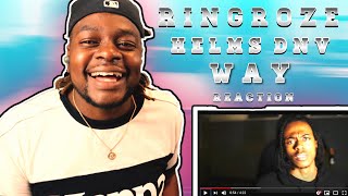 American Reacts to UK Rappers| RINGROZE FT. HELMS DNV - Way (Music Video) REACTION