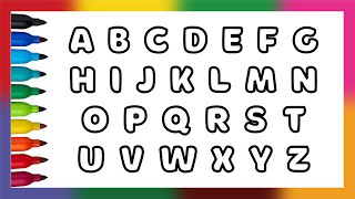 Coloring Pages for Kids | ABC Drawing and Colouring | Chunnu Munnu Kids World