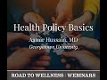 VF Webinar:  Health Policy Basics