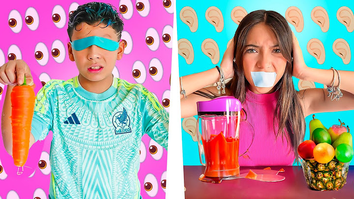 COCINANDO SIN VER, HABLAR Y ESCUCHAR!!