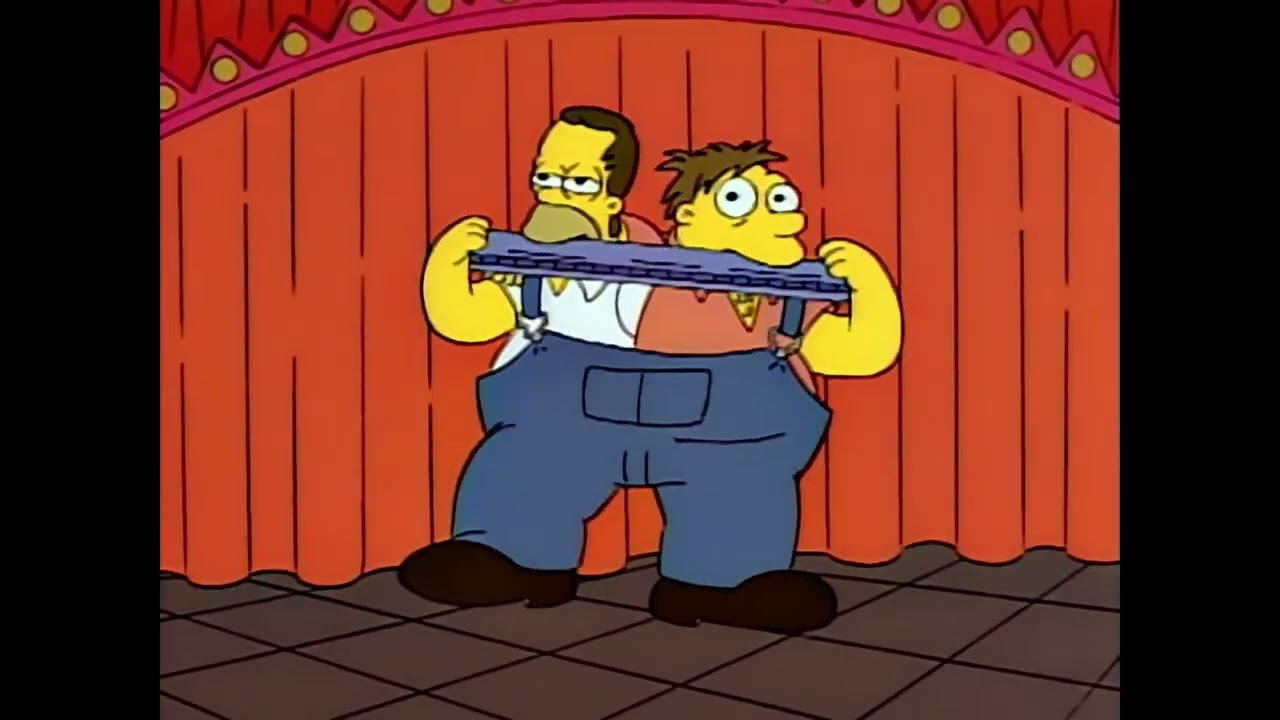 The Simpsons - Homer On The Gong Show