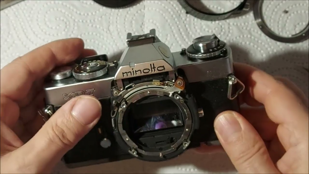 Minolta XD 7 - vom Schrott zu neuem Glanz Teil 2