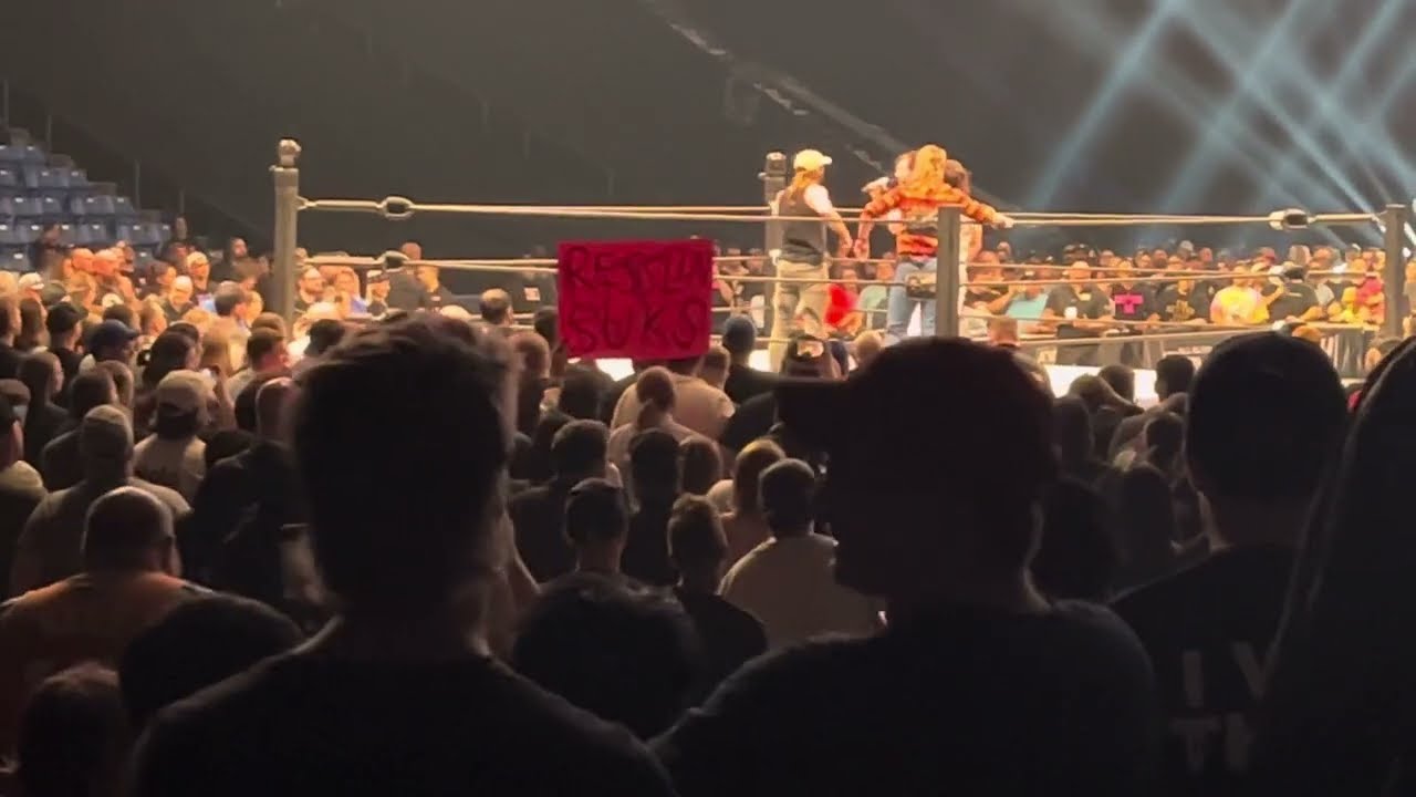 After AEW Dynamite went off the air, July 12th, 2023, Sasktel Centre - Saskatoon FAN CAM